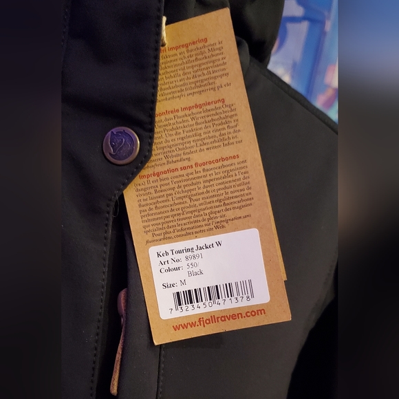 Fjallraven Keb Touring Jacket Size M Black - Picture 3 of 3